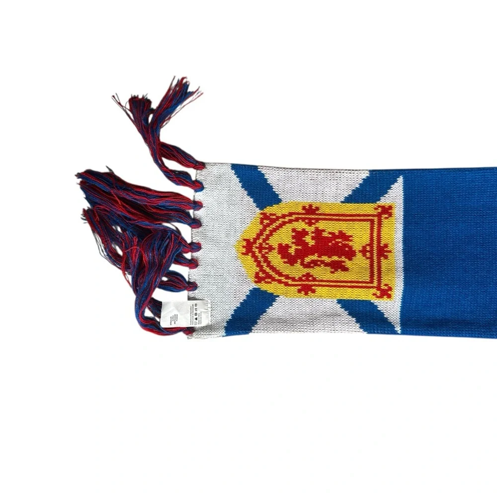 Vintage Nova Scotia Knit Scarf – Coat of Arms – 60”